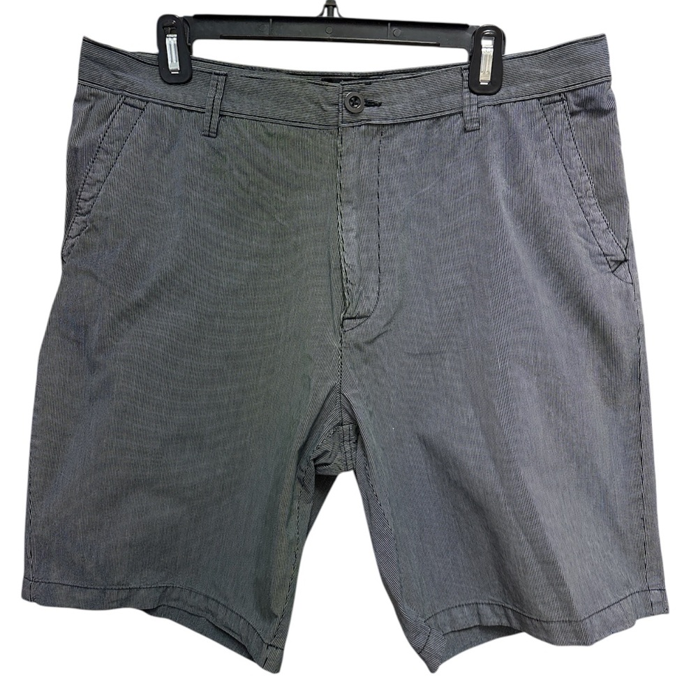 Men's Black & White pin stripes Shorts